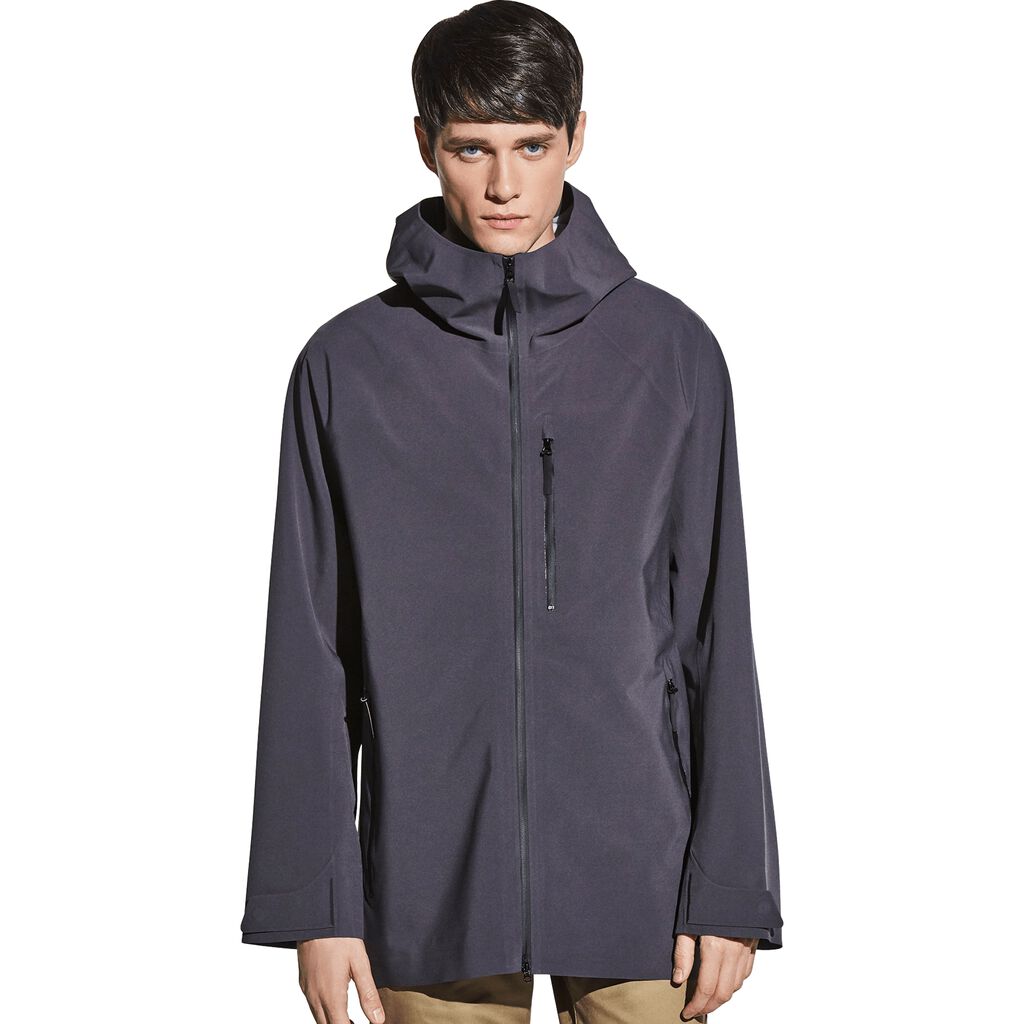 Jack Wolfskin STORMSHELL hardshell μπουφαν ανδρικα μαυρα | GR1376527